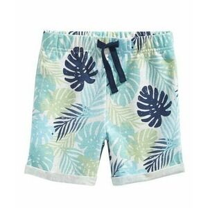 First Impressions Babies' 18 Month Gray shorts with leaf pattern